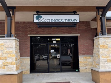 Outside front of building